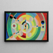 Disque-Relief - Robert Delaunay — framed artwork on a wall