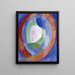 Circular Forms Moon No. 1 - Robert Delaunay — framed artwork on a wall