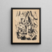 La Fenêtre sur la ville - Robert Delaunay — framed artwork on a wall