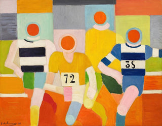Les coureurs - Robert Delaunay — artwork view