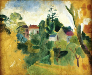 Unfinished Landscape Painting - Robert Delaunay — artwork view