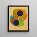 Rythmes de soulagement - Robert Delaunay — framed artwork on a wall