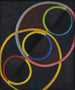 Relief noir avec des cercles de couleur - Robert Delaunay — artwork view