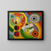 Rythme, joie de vivre - Robert Delaunay — framed artwork on a wall