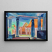 Scene decor for the object Cleopatra - Robert Delaunay — framed artwork on a wall