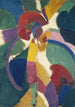 Woman with an Umbrella - Robert Delaunay — artwork view