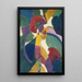 Woman with an Umbrella - Robert Delaunay — framed artwork on a wall