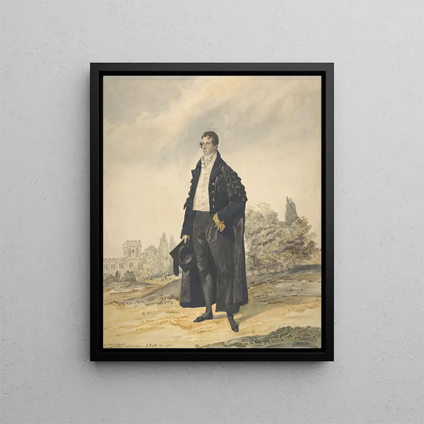 Sir Alexander Hood Bart - Robert Dighton — framed artwork on a wall