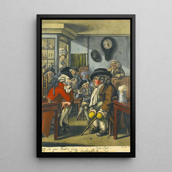The Contrast - Robert Dighton — framed artwork on a wall