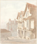 Street with buildings - Robert Dixon — artwork view