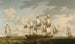 Three Views of Amity Hall with a View of Dover and White Cliffs - Robert Dodd — artwork view