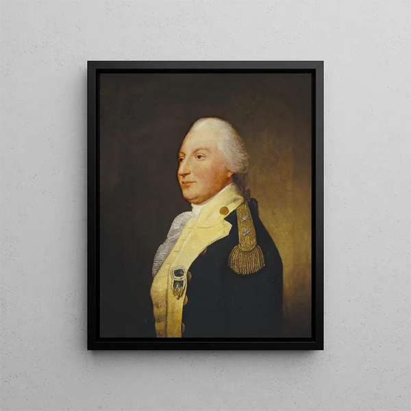 General William Smallwood - Robert Edge Pine — framed artwork on a wall