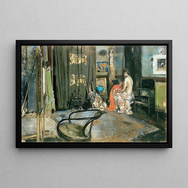 Atelier de Robert F. Blum - Robert Frederick Blum — framed artwork on a wall