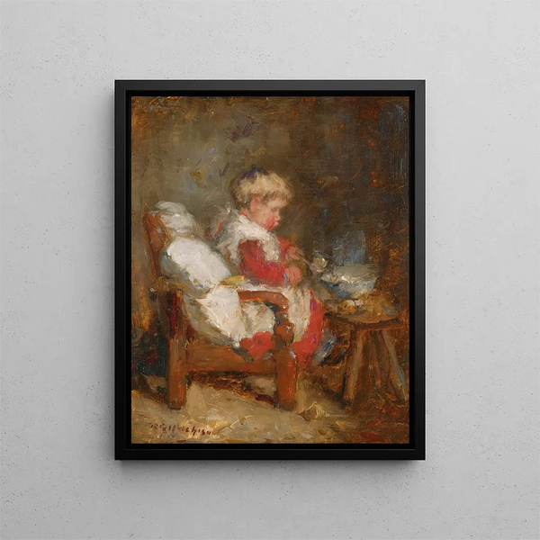 Tatties chaudes - Robert Gemmell Hutchison — framed artwork on a wall