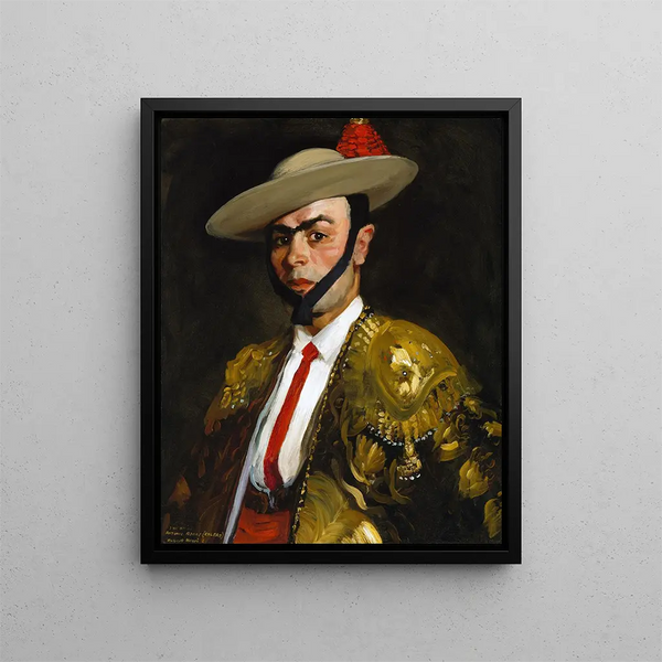 Calero Antonio Baos - Robert Henri — framed artwork on a wall