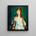 Edna - Robert Henri — framed artwork on a wall