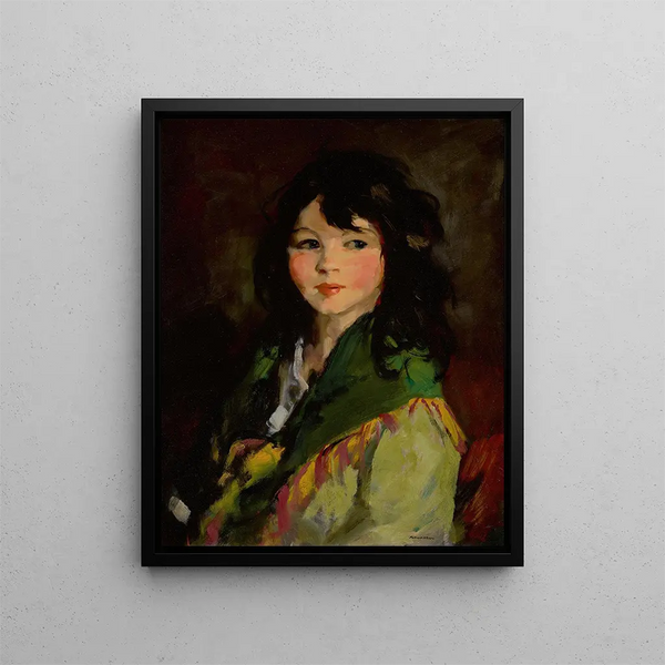 Francine Lovey - Robert Henri — framed artwork on a wall