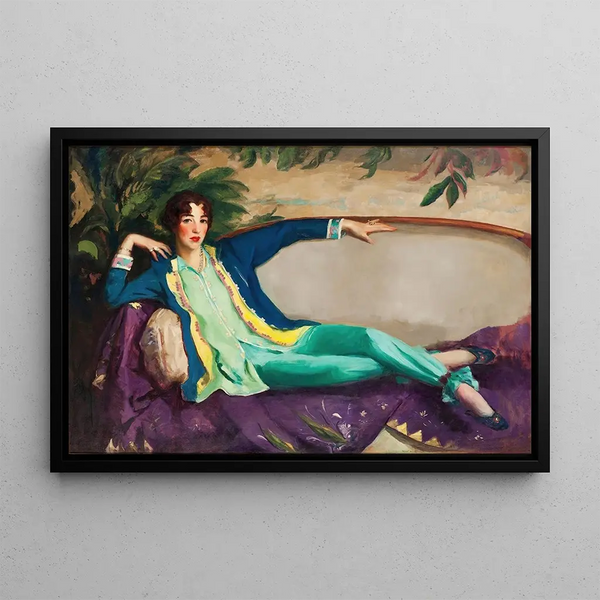Gertrude Vanderbilt Whitney - Robert Henri — framed artwork on a wall