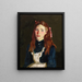 Irish Girl Painting - Robert Henri — framed artwork on a wall