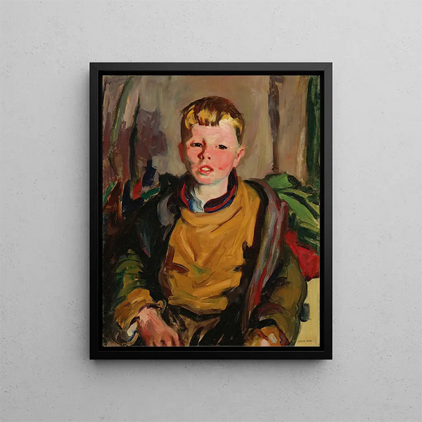 Macnamara - Robert Henri — framed artwork on a wall