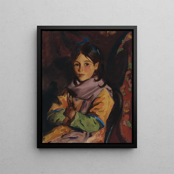 Marie Agnès - Robert Henri — framed artwork on a wall