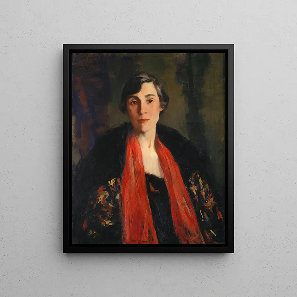 Mary Fanton Roberts - Robert Henri — framed artwork on a wall