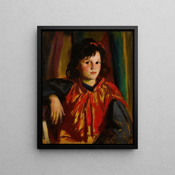 Pégène - Robert Henri — framed artwork on a wall