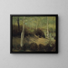Spring in Fontainebleau Forest - Robert Henri — framed artwork on a wall