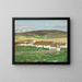 The White Cottage, Ireland - Robert Henri — framed artwork on a wall