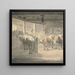 A Cow Shed - Robert Hills — framed artwork on a wall