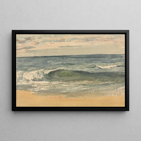 The Wave - Robert Hills — framed artwork on a wall