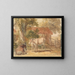 Three Donkeys - Robert Hills — framed artwork on a wall