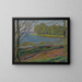 Landscape Painting of Havel - Robert Hoffmann — framed artwork on a wall
