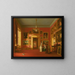 Lord Northwick's gallery painting at Thirlestaine House - Robert Huskisson — framed artwork on a wall