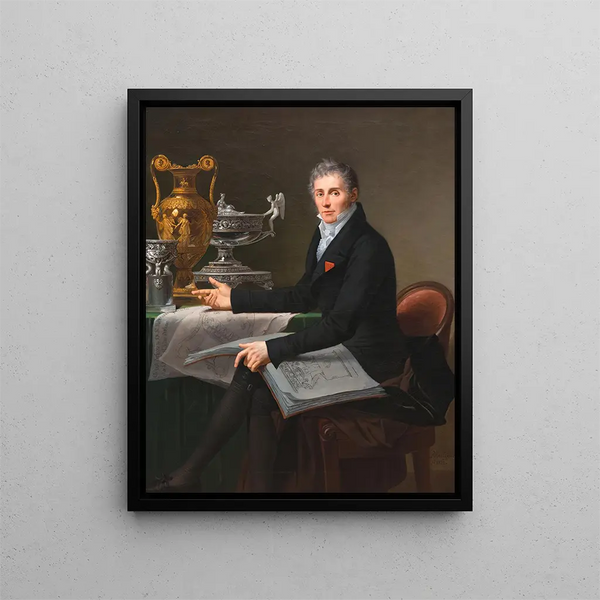 Jean-Baptiste-Claude Odiot - Robert Jacques François Lefèvre — framed artwork on a wall