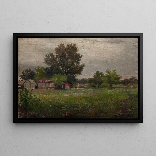 the Farm near Kerrville - Robert Jenkins Onderdonk — framed artwork on a wall
