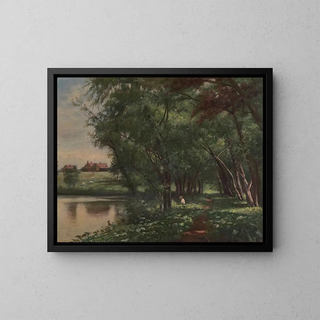 Silence Tranquille - Robert Jenkins Onderdonk — framed artwork on a wall