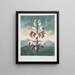 The Chinese Limodoron - Robert John Thornton — framed artwork on a wall