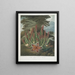 The Stapelia porteur d'asticots - Robert John Thornton — framed artwork on a wall