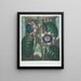 La Passiflore quadrangulaire - Robert John Thornton — framed artwork on a wall