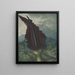 L'Arum dragon - Robert John Thornton — framed artwork on a wall