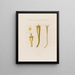 Jusquiame jaune - Robert John Thornton — framed artwork on a wall