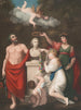 Sculape Cérès et Cupidon honorant le buste de Linnus - Robert John Thornton — artwork view