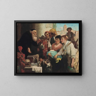The apothecary - Robert Kemm — framed artwork on a wall