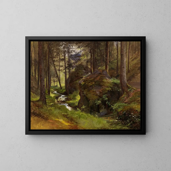 Le Vallon des Merles - Robert Kummer — framed artwork on a wall
