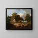 Farm Scene - Robert Ladbrooke — framed artwork on a wall