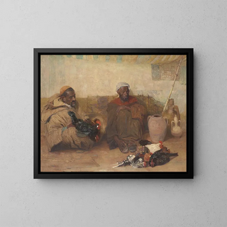 Two Men from Tangier - Robert Lee MacCameron — framed artwork on a wall