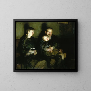 Waiting for the Doctor - Robert Lee MacCameron — framed artwork on a wall