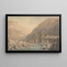 Quai de Lynmouth - Robert Marris — framed artwork on a wall