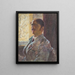 Self-portrait painting - Robert Maurer — framed artwork on a wall